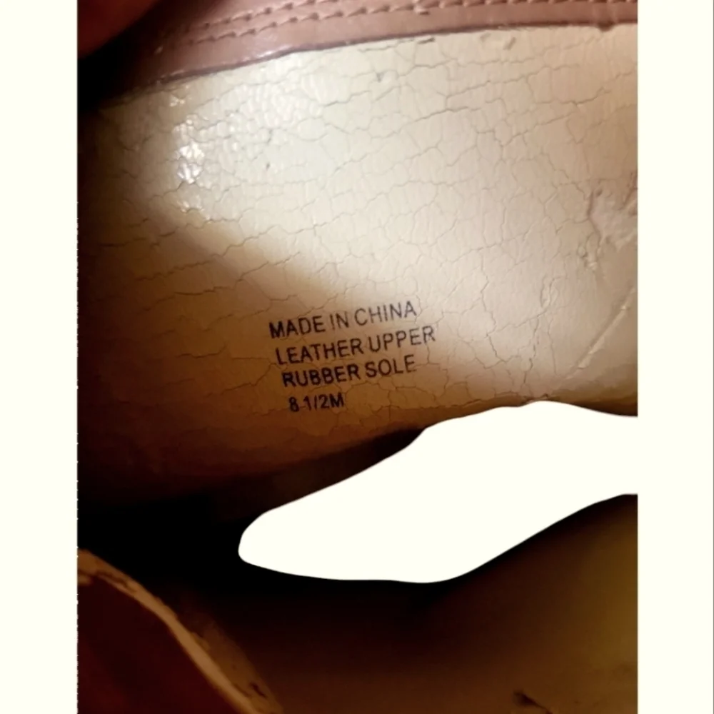 Michael Kors Women's Leather Hamilton Luggage Tan Riding Boots Sz 81/2 M